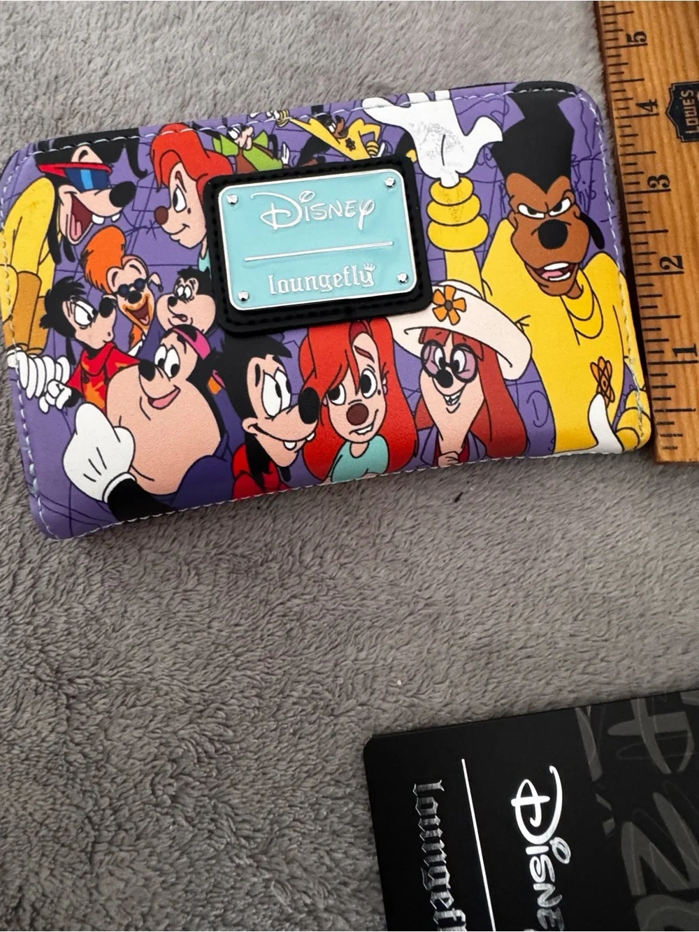 Loungefly Disney Goofy Movie Collage Ziparound Wallet NEW Rare